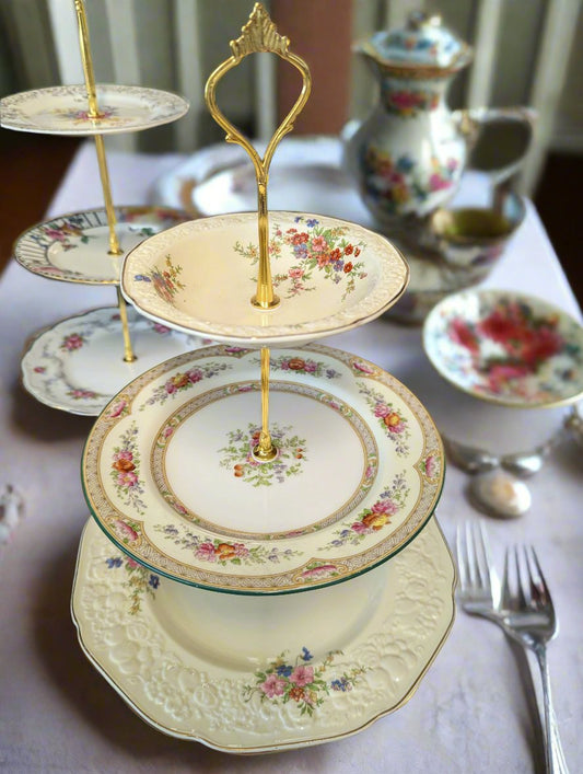 Three tier tea tray