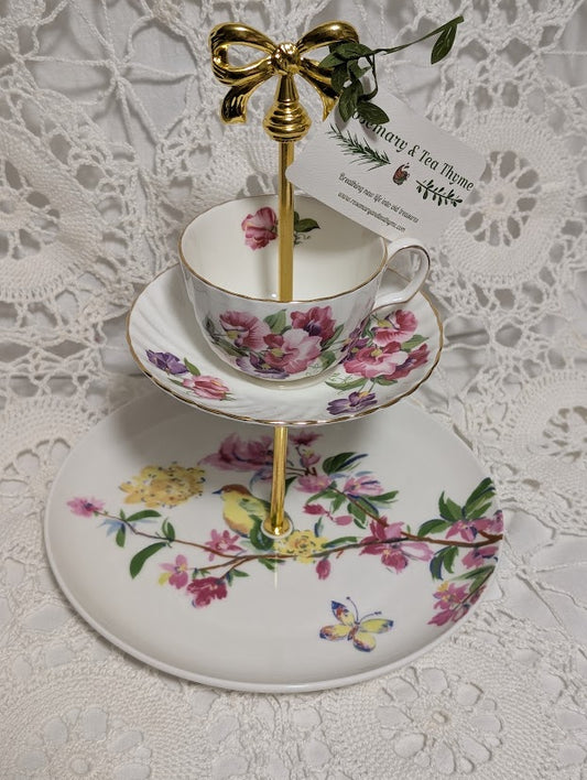 Three Tier Pansies