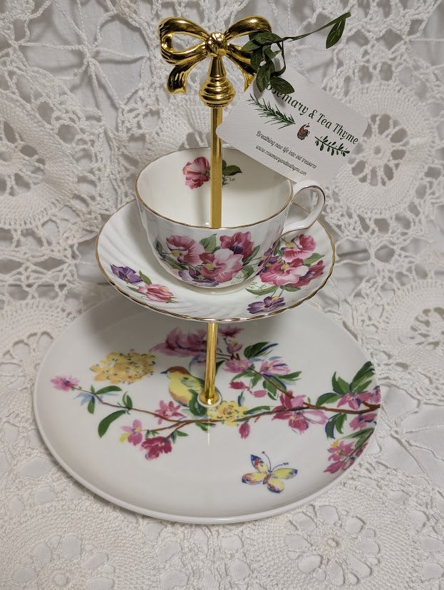 Three Tier Pansies